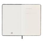 Textile Large 13X21 Notebook - Ruled Pages - Black