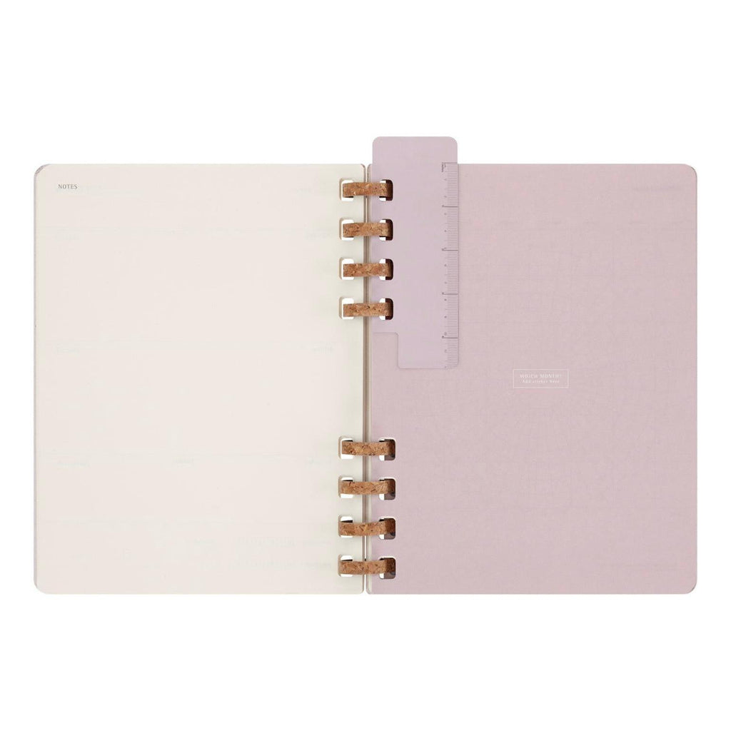 Spiral Undated Diary Xl 20.4X25.2 - Undated - Grape Purple