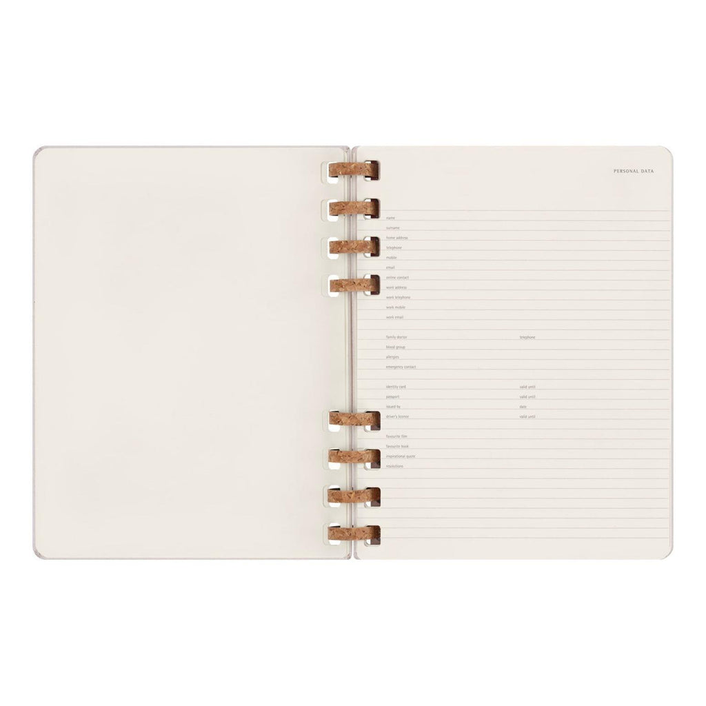Spiral Undated Diary Xl 20.4X25.2 - Undated - Grape Purple