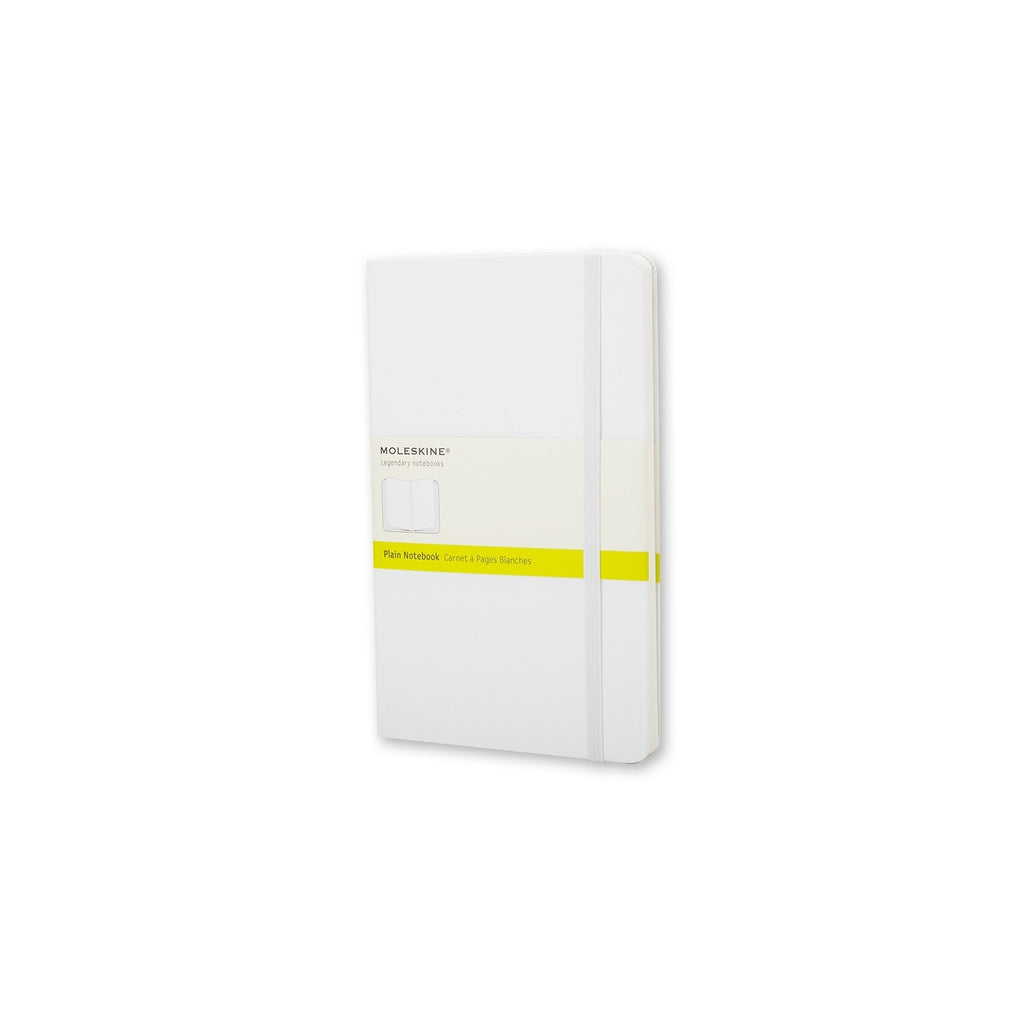 Classic Notebook Pocket 9X14 - Plain Pages - White