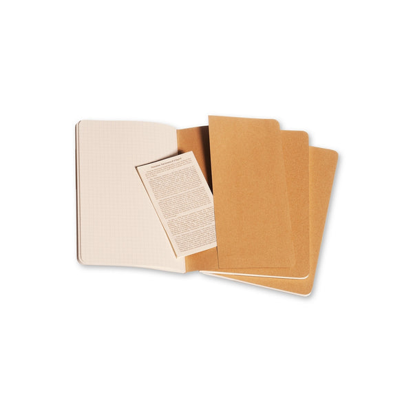 Large 13X21 Notebook - Squared Pages - Kraft Brown