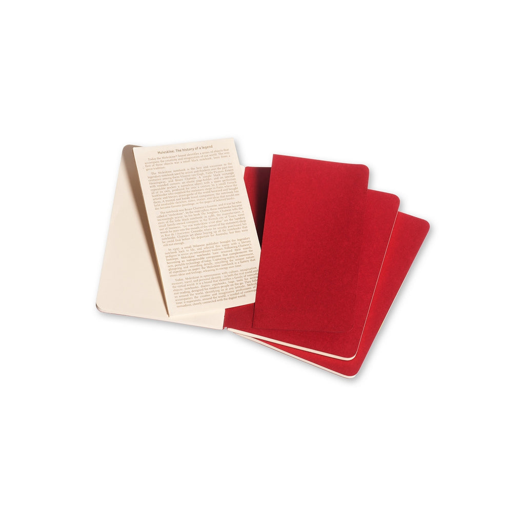 Cuaderno Pocket 9X14 - Páginas en Blanco - Rojo Arándano