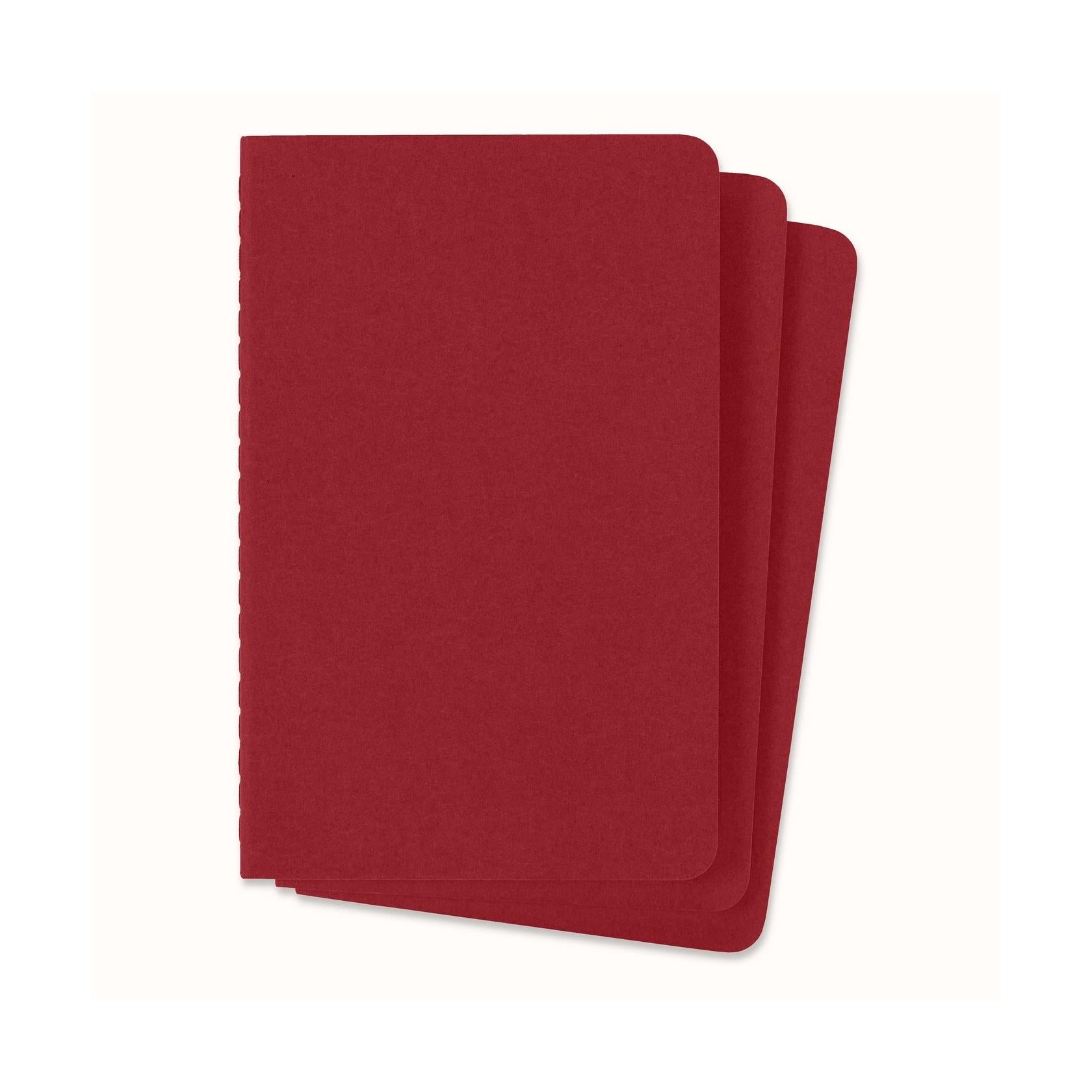 Cuaderno Pocket 9X14 - Páginas en Blanco - Rojo Arándano