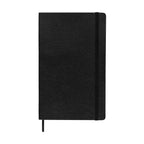 Textile Large 13X21 Notebook - Ruled Pages - Black