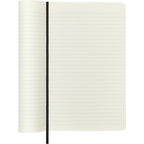 Textile Large 13X21 Notebook - Ruled Pages - Black