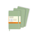 Carnet Classique Pocket 9X14 - Pages Lignées - Vert Saule