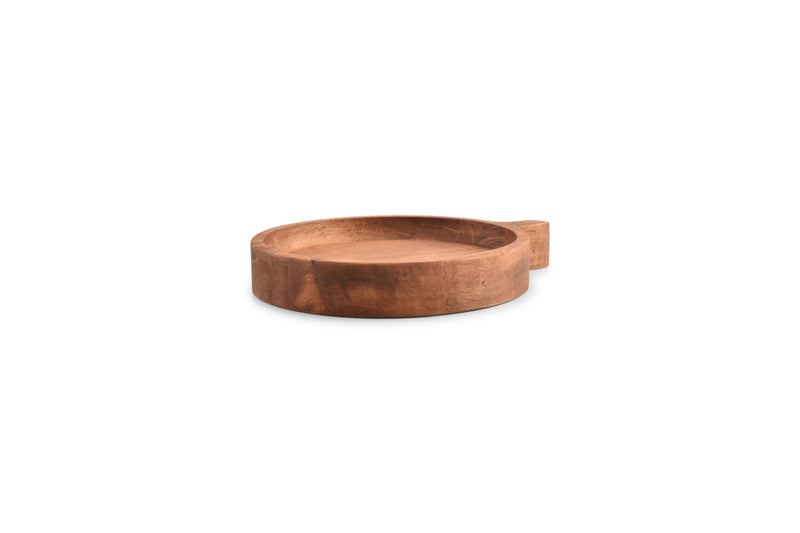 Chop - Plat À Servir - Mango Wood - Marron