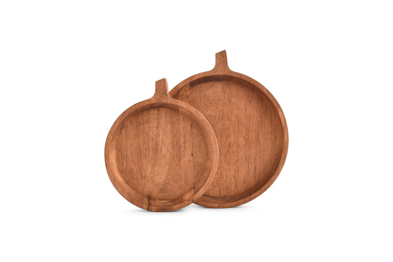 Chop - Plat À Servir - Mango Wood - Marron