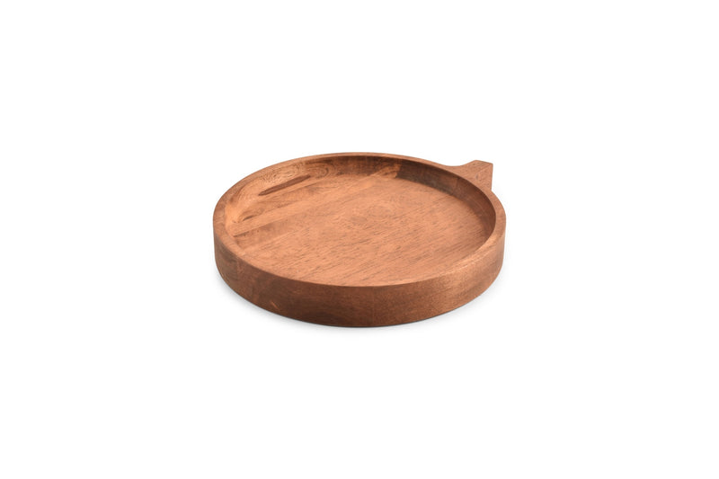 Chop - Plat À Servir - Mango Wood - Marron