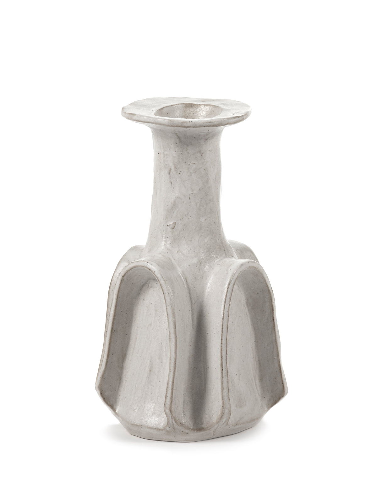 Marie Billy - Vase 02 - S - Grès - Blanc