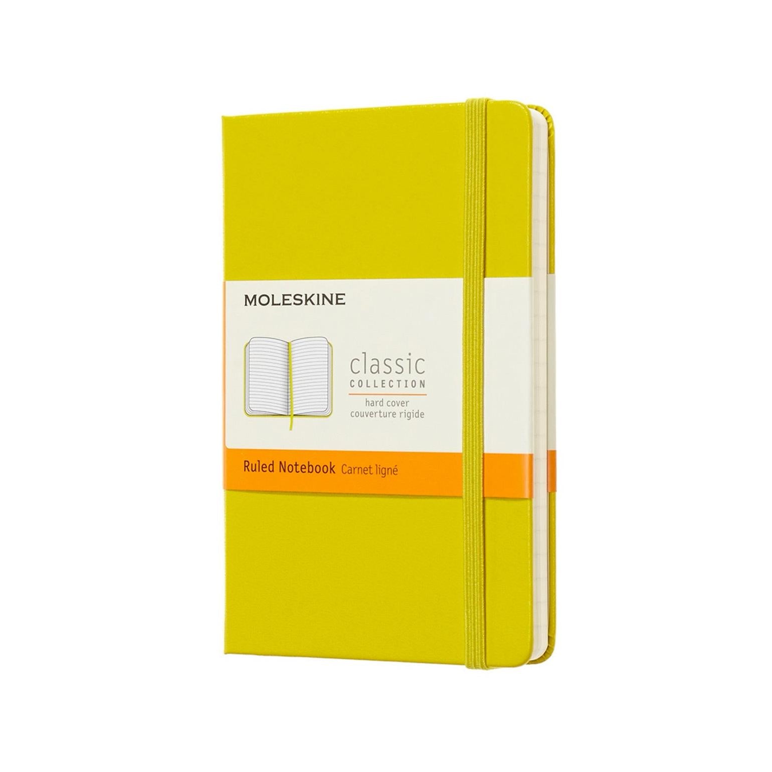 Carnet Classique Pocket 9X14 - Pages Lignées - Jaune Pissenlit
