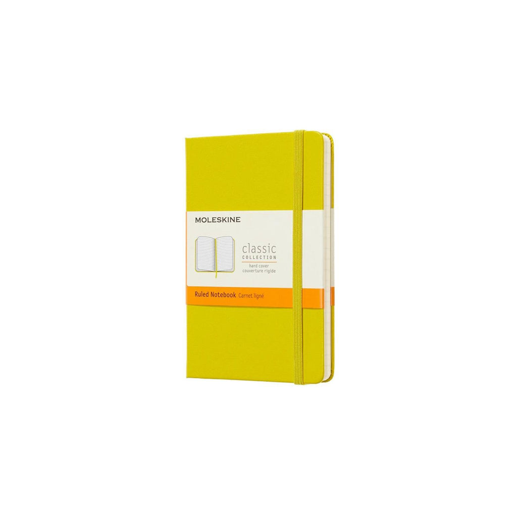 Carnet Classique Pocket 9X14 - Pages Lignées - Jaune Pissenlit