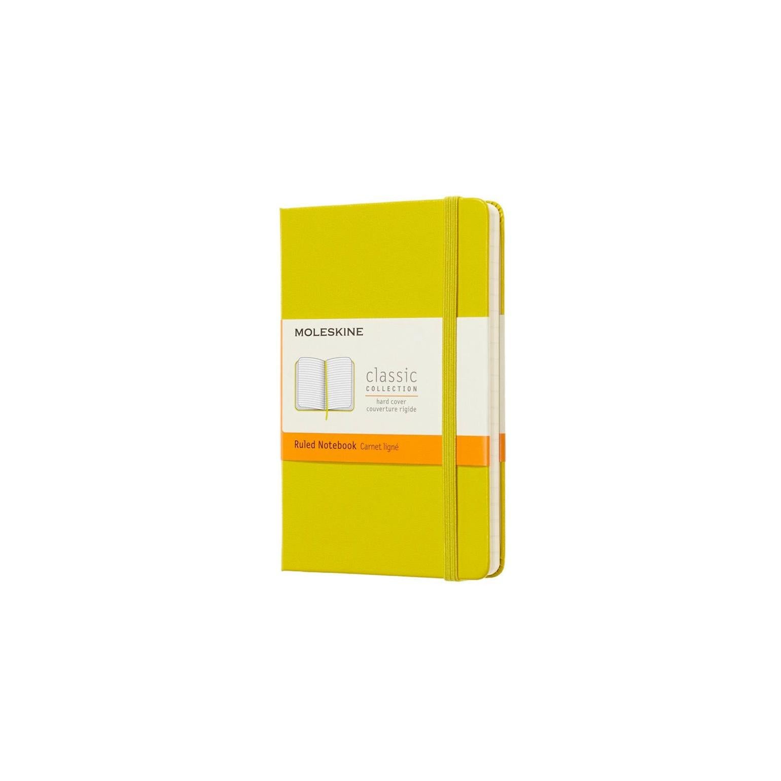 Carnet Classique Pocket 9X14 - Pages Lignées - Jaune Pissenlit
