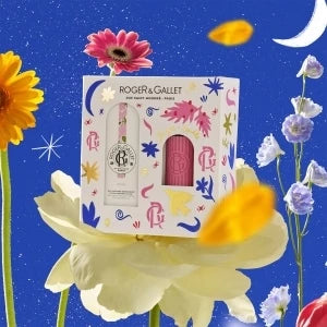Rose Coffret Eau Fraîche Parfumée Bienfaisante - Bougie Parfumée