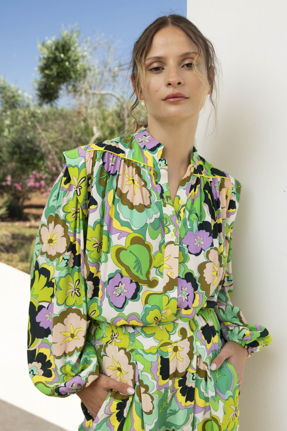 La Chemise Andy Maxi Flower Katia