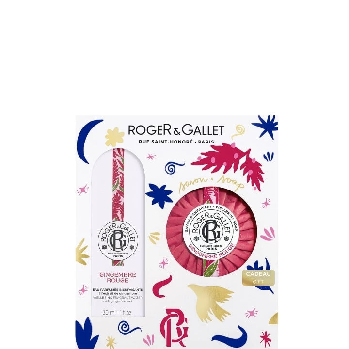 Gingembre Rouge Coffret Eau Fraîche Parfumée Bienfaisante - Savon Parfumé