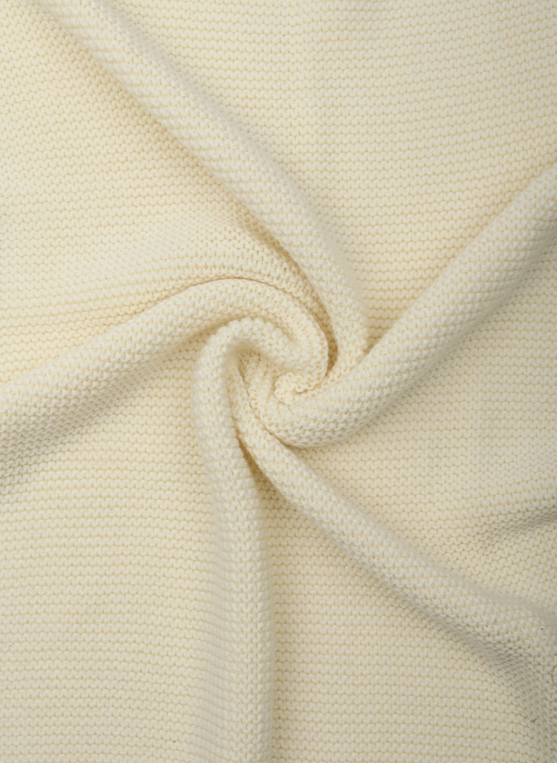 Couverture En Laine - Écru