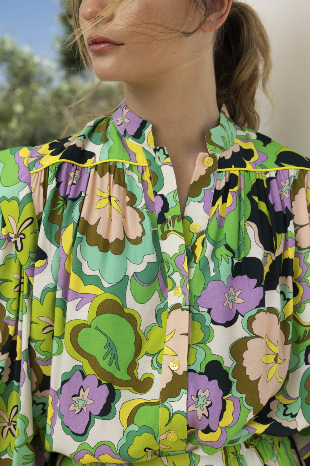 La Chemise Andy Maxi Flower Katia