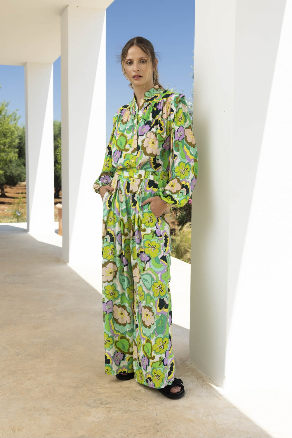 La Chemise Andy Maxi Flower Katia