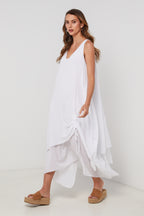 Robe - Blanc - Femme