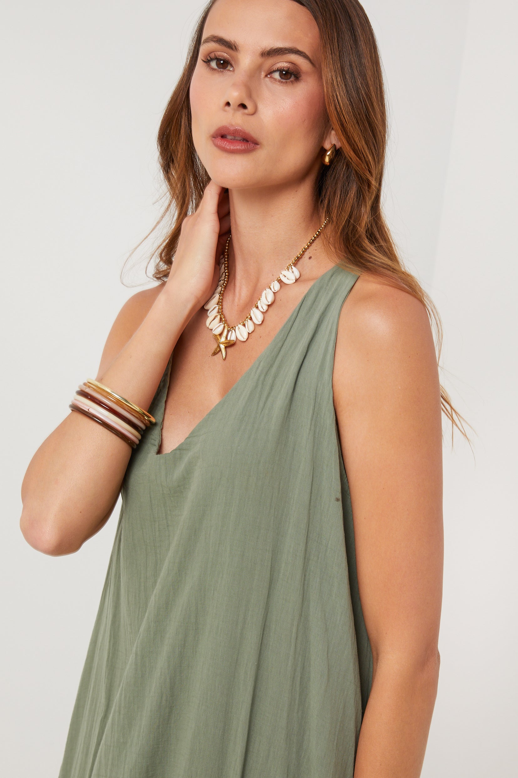 Robe - Kaki - Femme