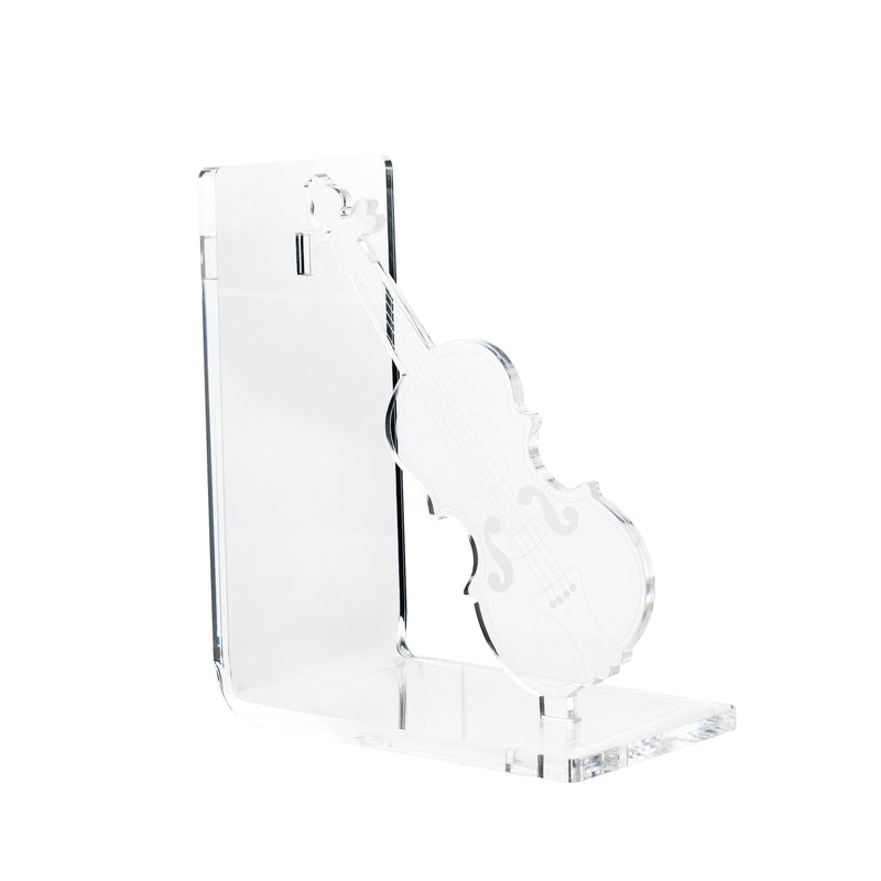 Musica - Serre-livres - Violon - Transparent