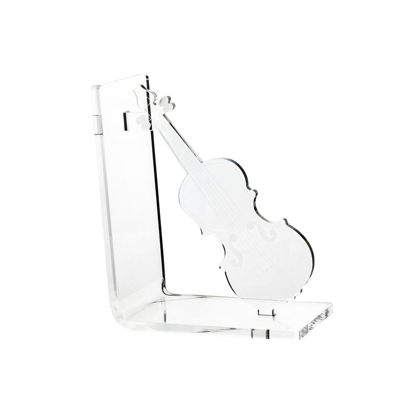 Musica - Serre-livres - Violon - Transparent