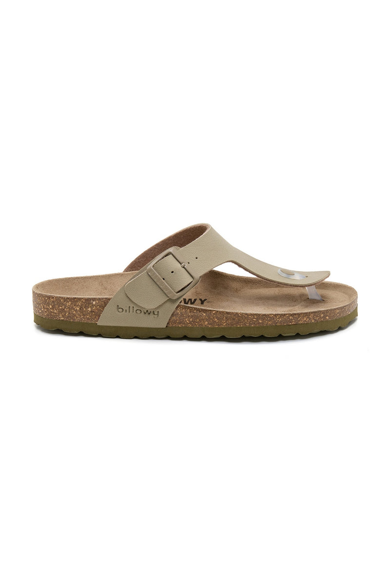 Sandalias caqui - Hombre