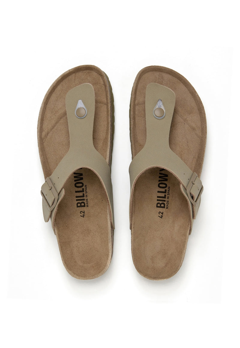Sandalias caqui - Hombre