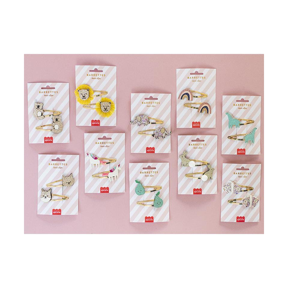 Barrettes Cheveux - Lions