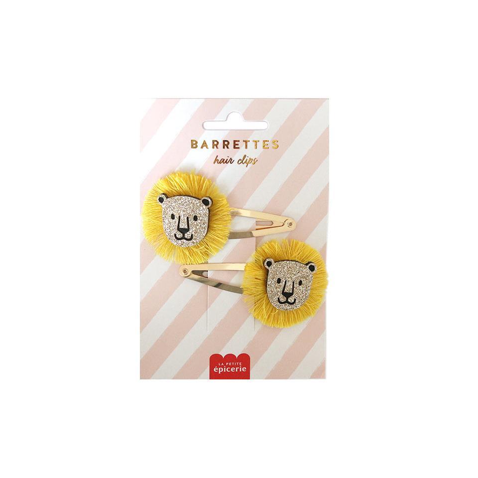 Barrettes Cheveux - Lions