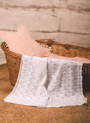 Couverture Plume 100% Coton - Blanc