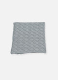 Accessoires Couverture Bébé Plume 100% Coton - Bleu Danube