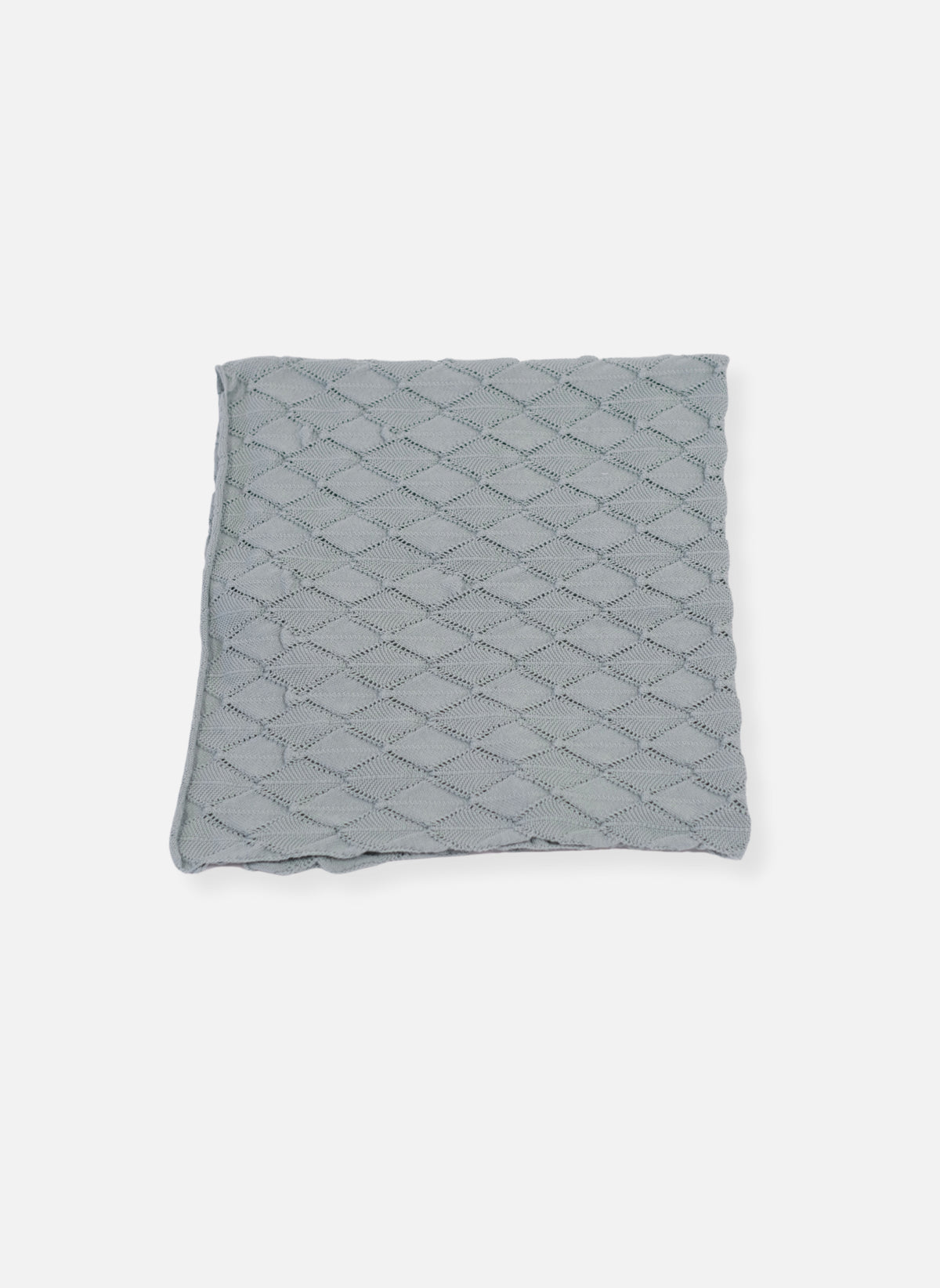 Accessoires Couverture Bébé Plume 100% Coton - Bleu Danube