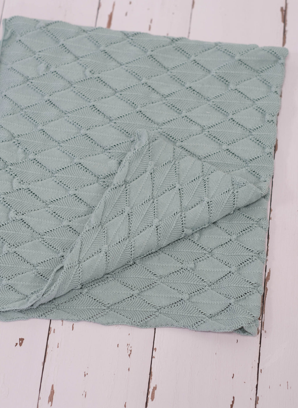 Accessoires Couverture Bébé Plume 100% Coton - Bleu Danube