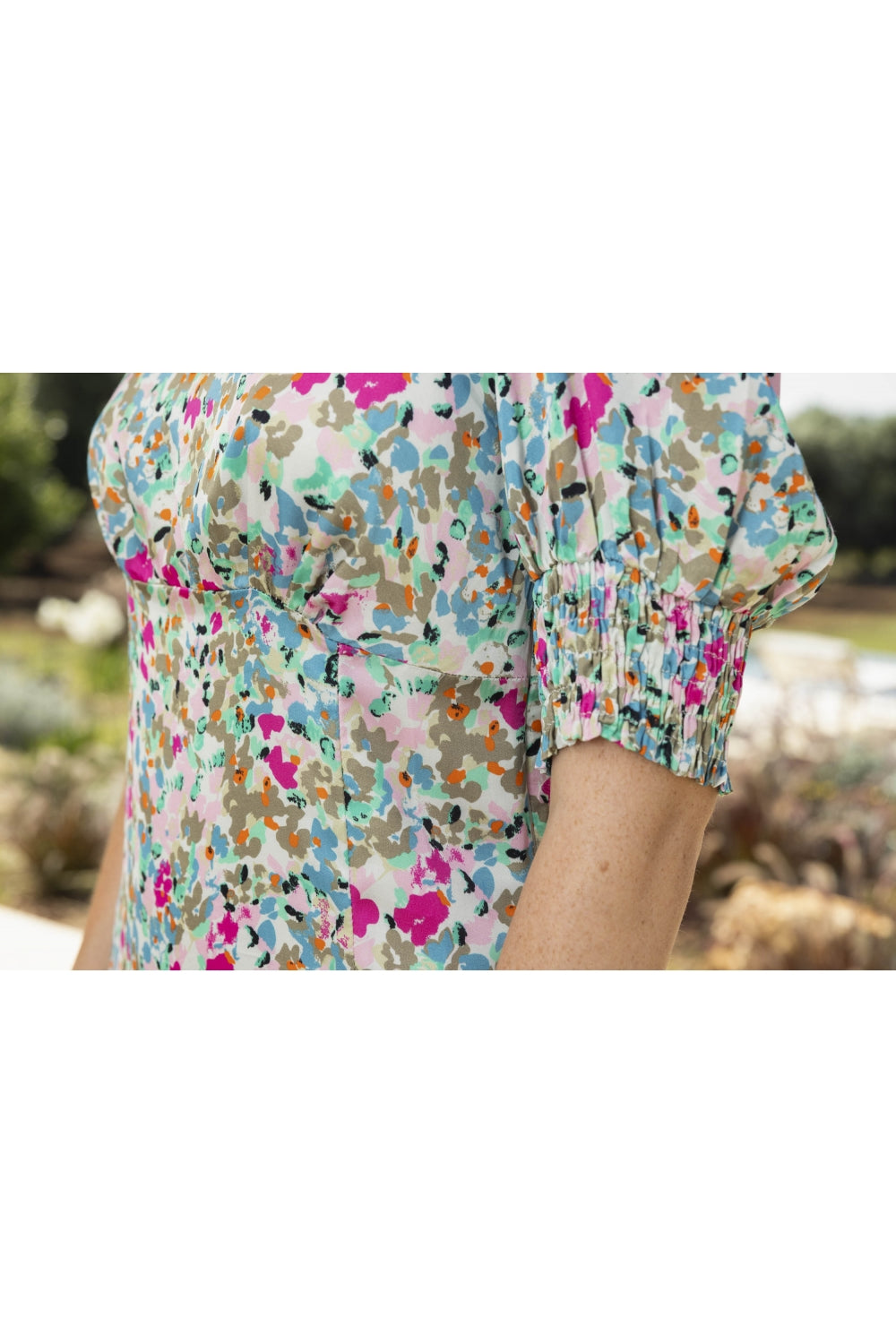 La Robe Reese Fleurs Bleues