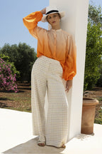La Blouse Paola Tie And Dye Orange