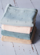 Couverture Tricotée Ajourée - Unique