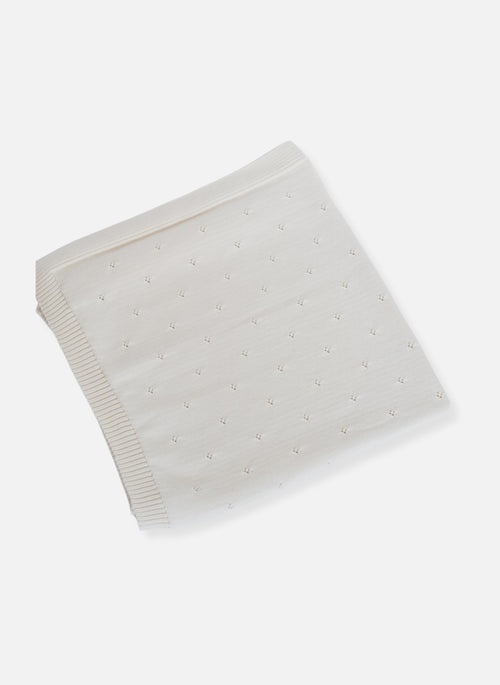 Couverture Ajourée En Laine - Unique