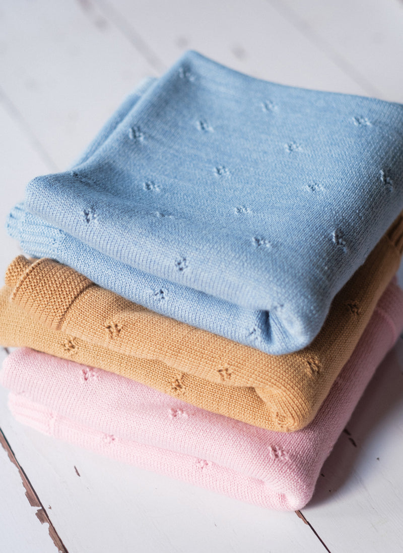 Couverture Ajourée En Laine - Unique