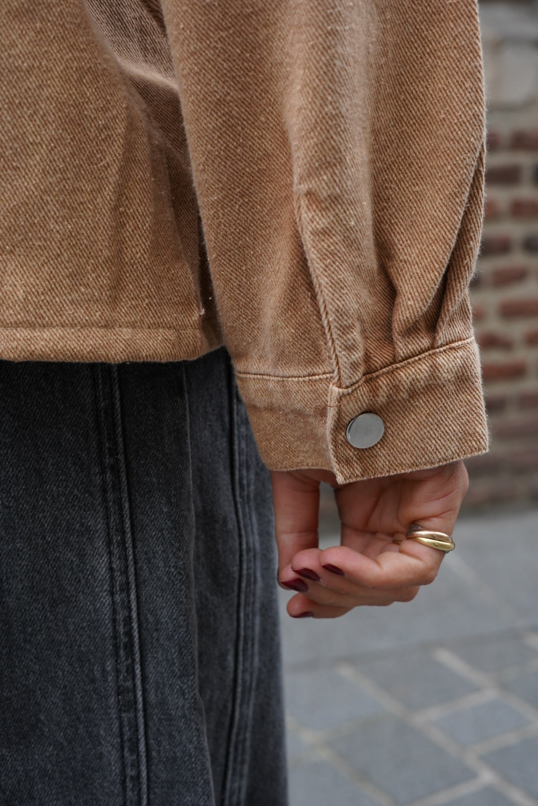 Laura Denim Jacket Camel