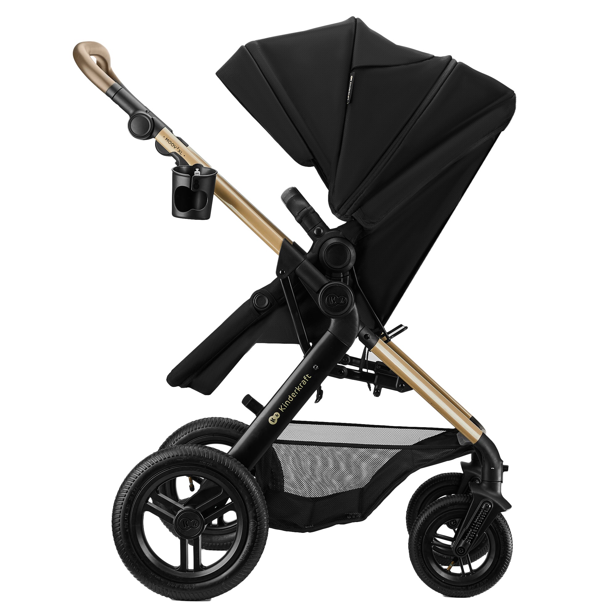 Moov 2 XL Black Trio Pushchair