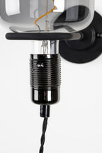 Hazy - Wall Light - Glass - Black