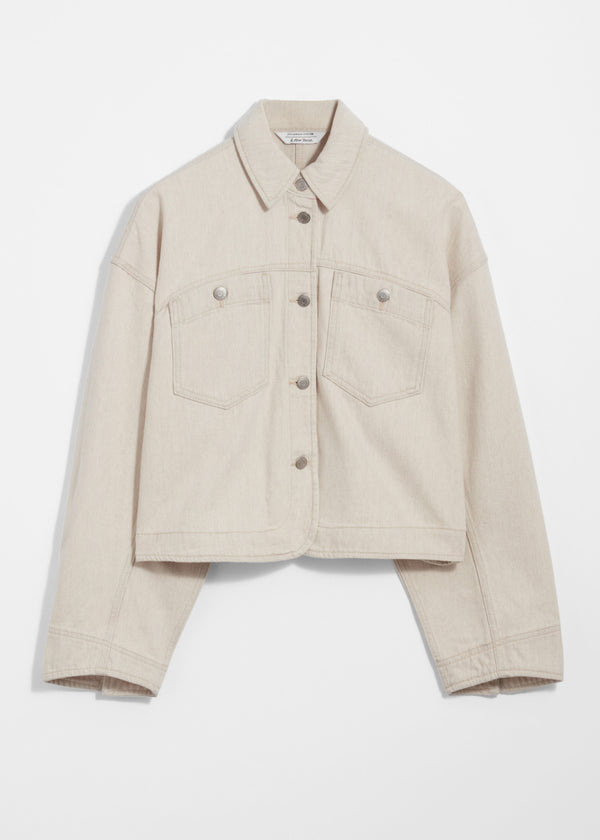 Chaqueta S3 Berta Shirt Jkt - Beige