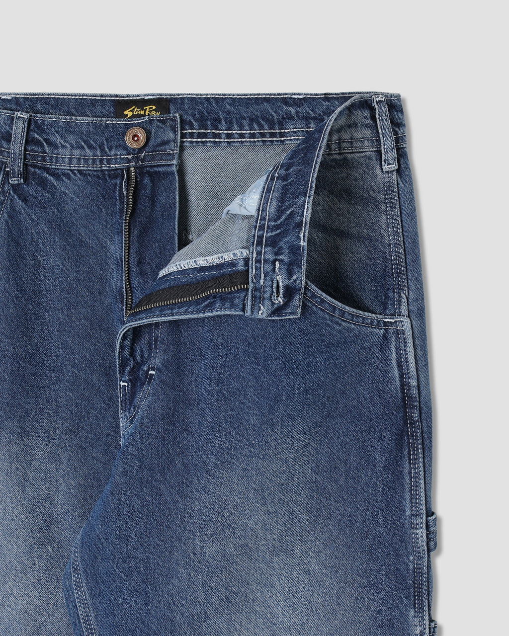 Pantalón Pintor de los 80 - Denim Piedra de los 70