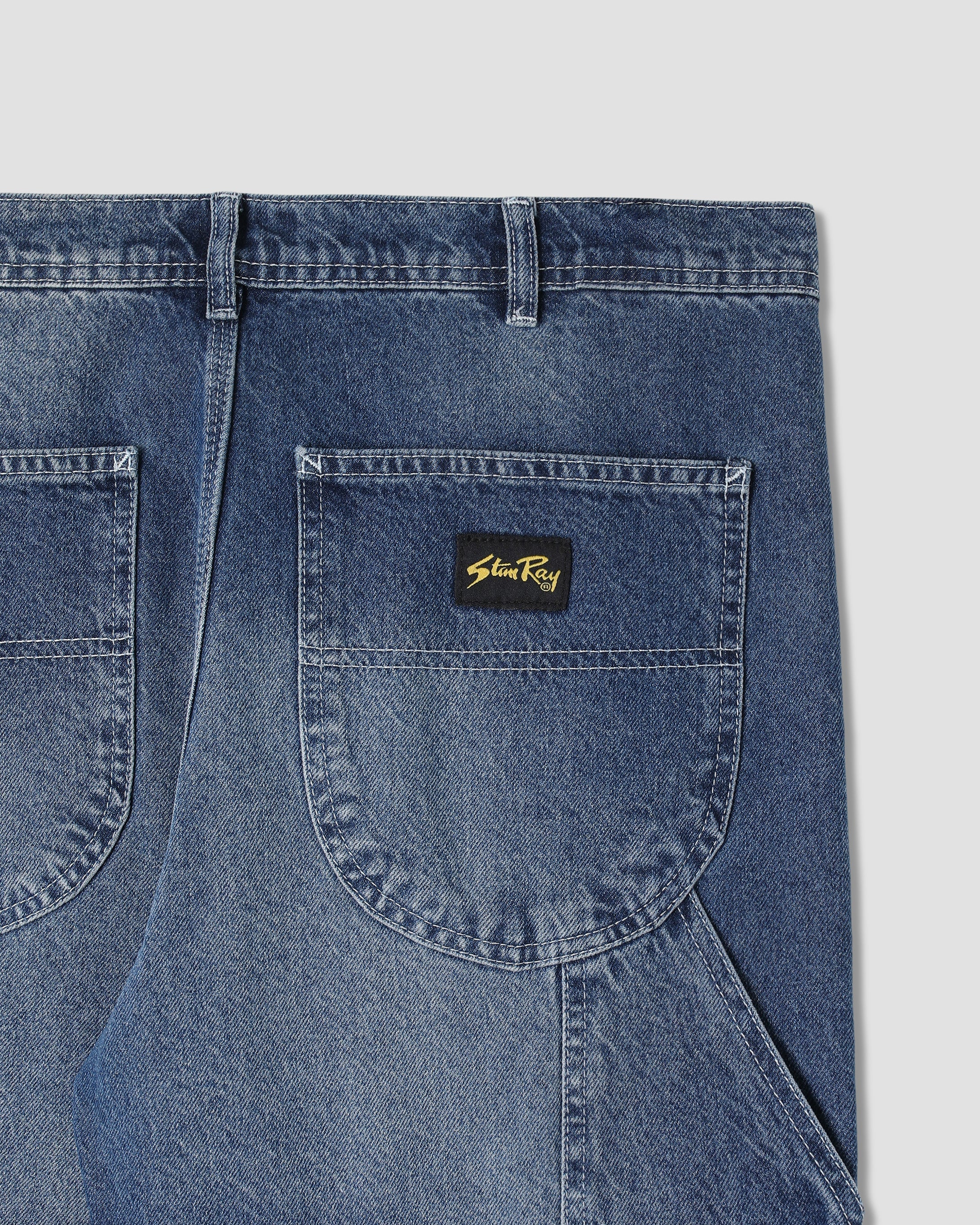 Pantalón Pintor de los 80 - Denim Piedra de los 70