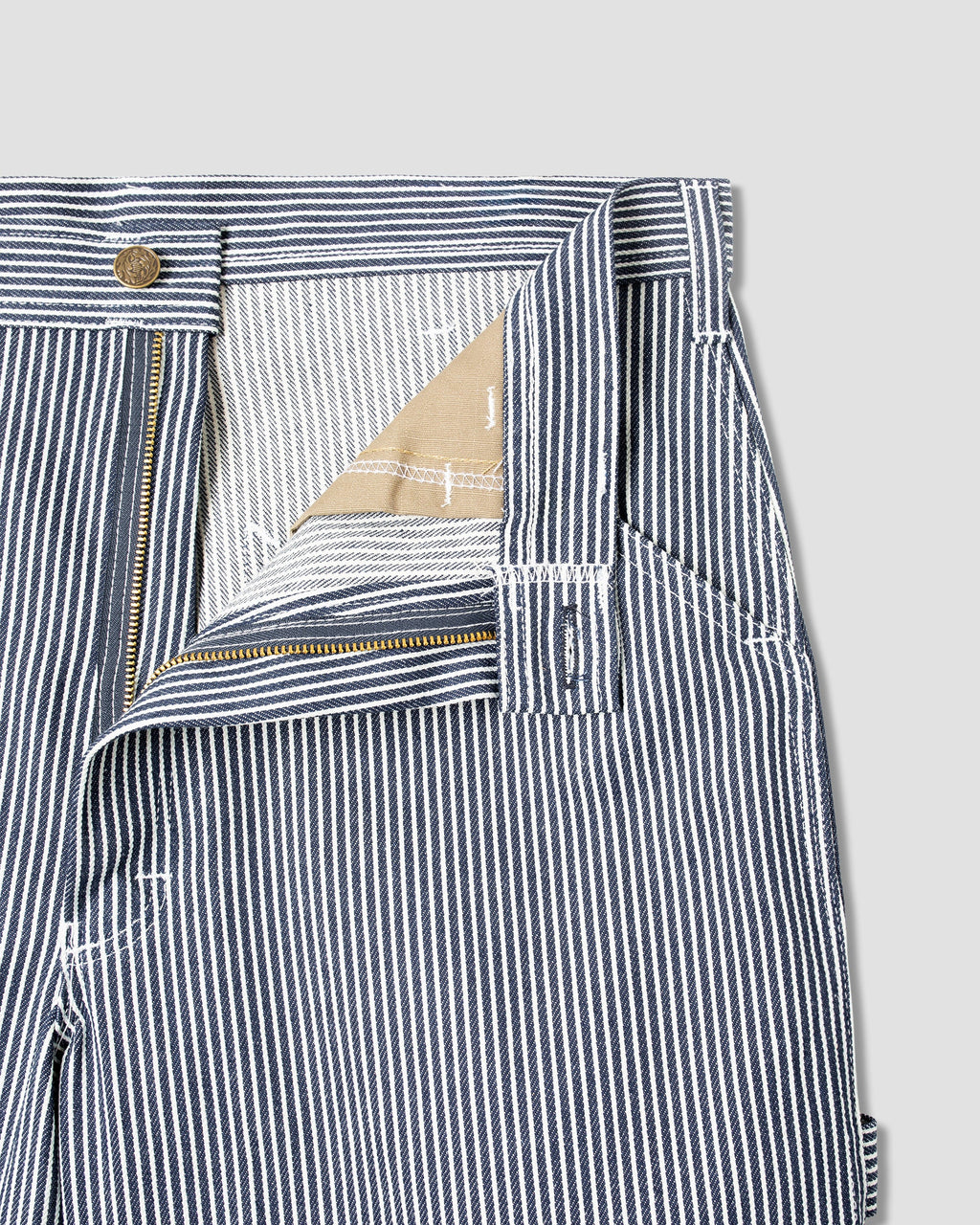80s Painter Short - Hickory Stripe