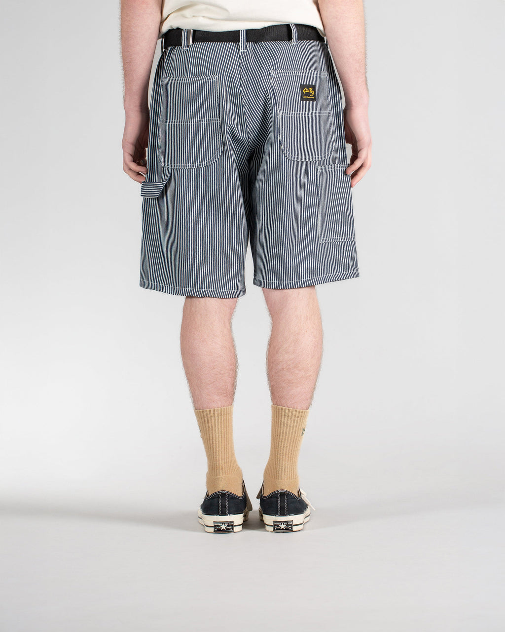 80s Painter Short - Hickory Stripe