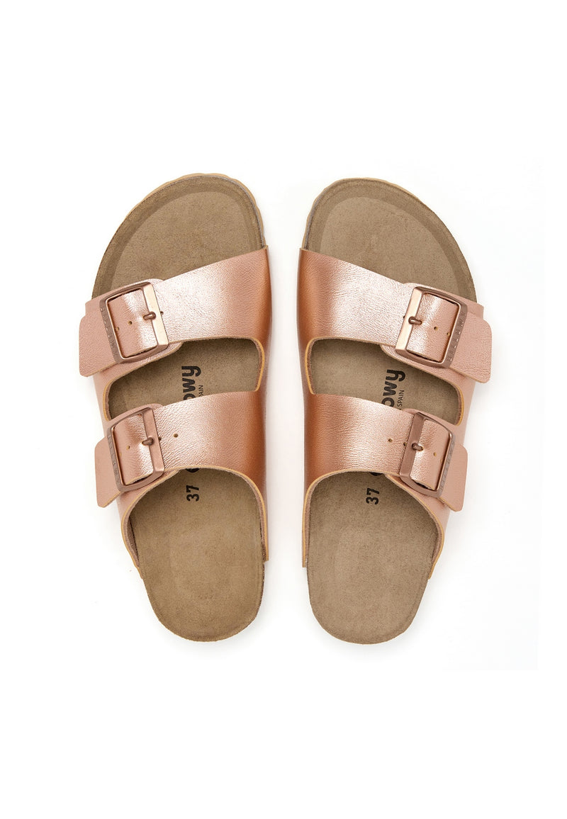 Sandalias salmón - Mujer
