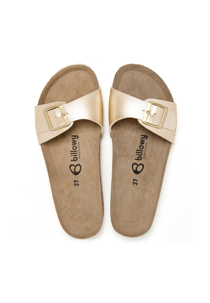 Sandalias Doradas - Mujer